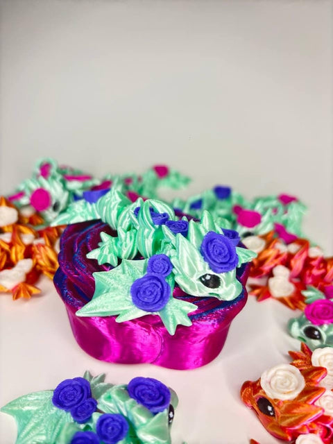3D Printed Rose Dragon