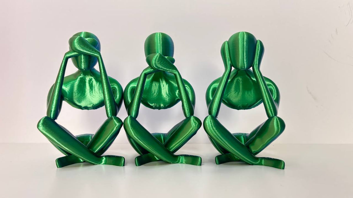 See No Evil, Hear No Evil, Speak No Evil – 3D Printed Figurine Set - photo 9